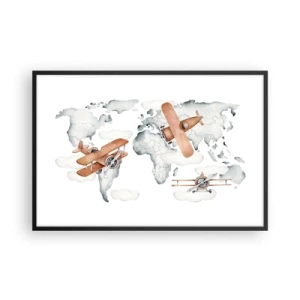 Poszter fehér keretben - Úttörő szellemben - 91x61 cm