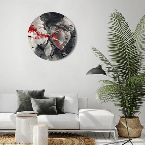 Falióra, Óra - Az abszurditás füstjében - 40x40 cm