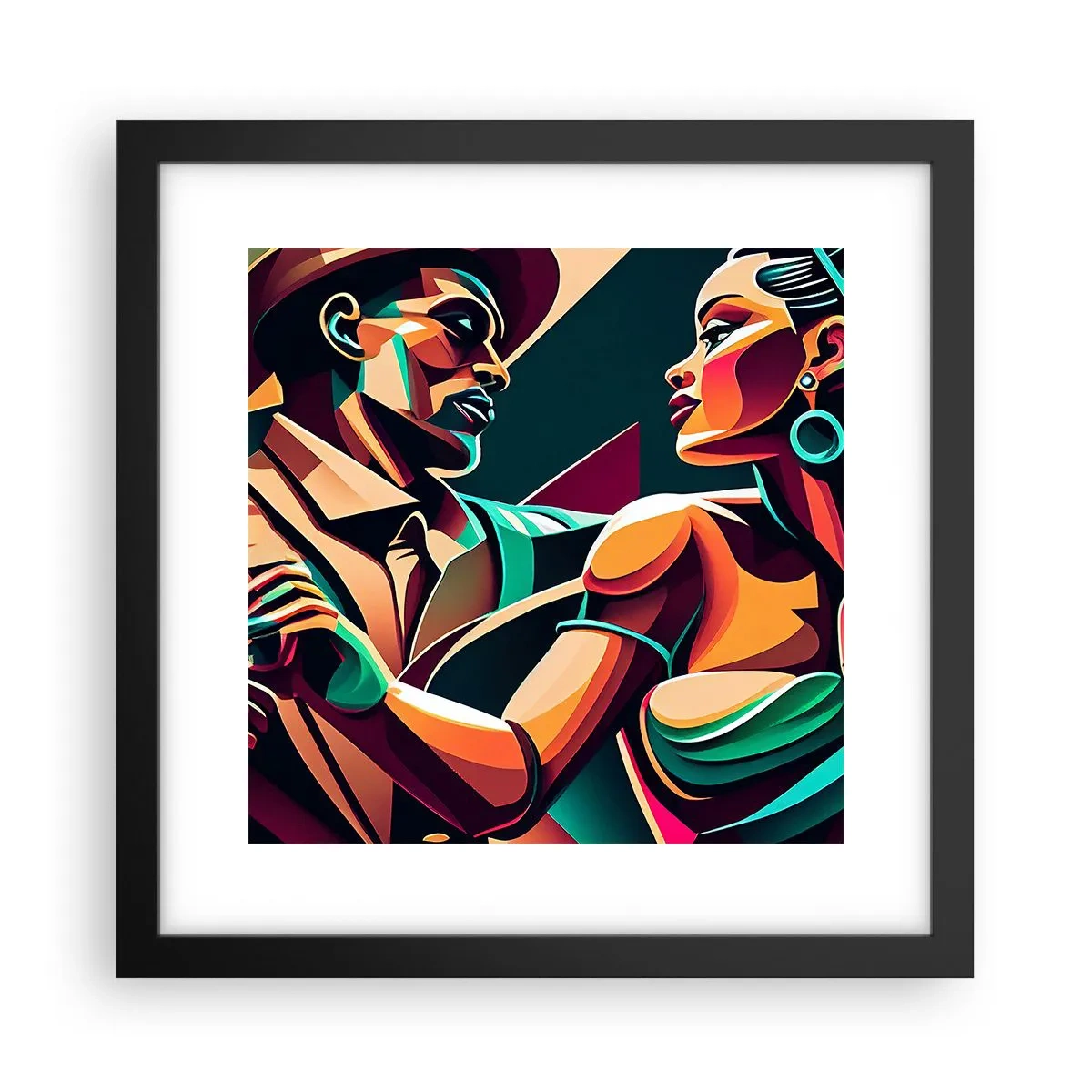 Poszter fehér keretben - A szív ritmusában - 30x30 cm
