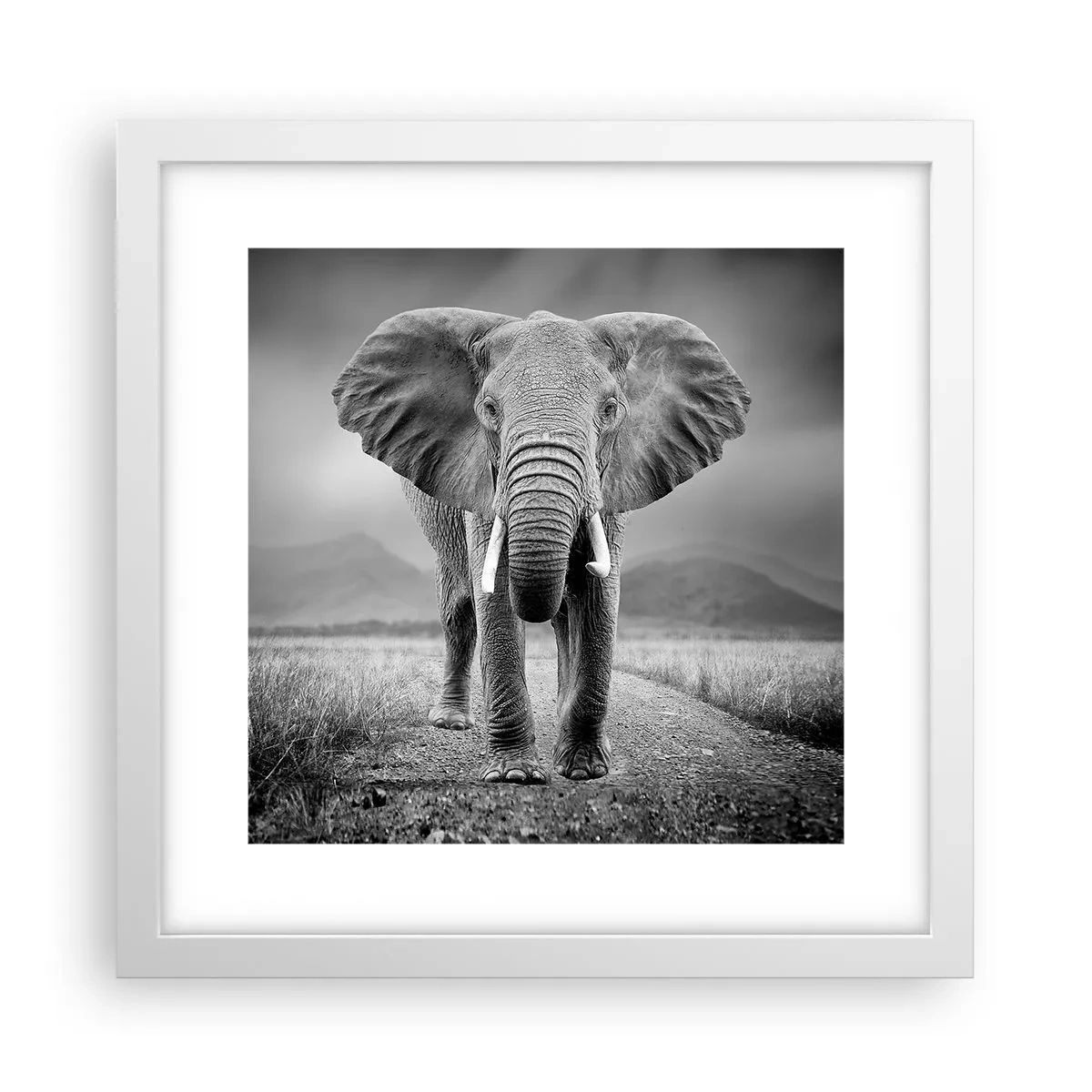 Poszter fekete keretben - A házigazda üdvözli - 30x30 cm