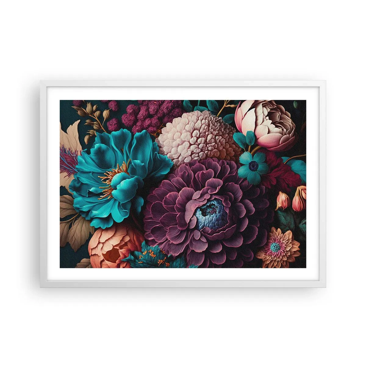 Poszter fekete keretben - A természet bőségében - 70x50 cm