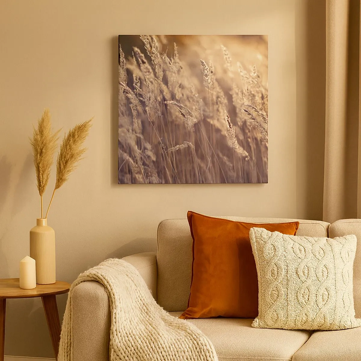 Vászonkép - Készen az ősz fogadására - 30x30 cm