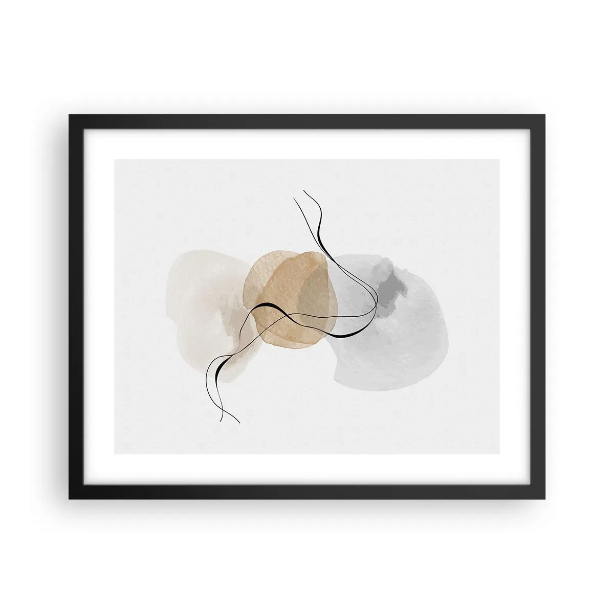 Poszter fehér keretben - Léggyöngyök - 50x40 cm