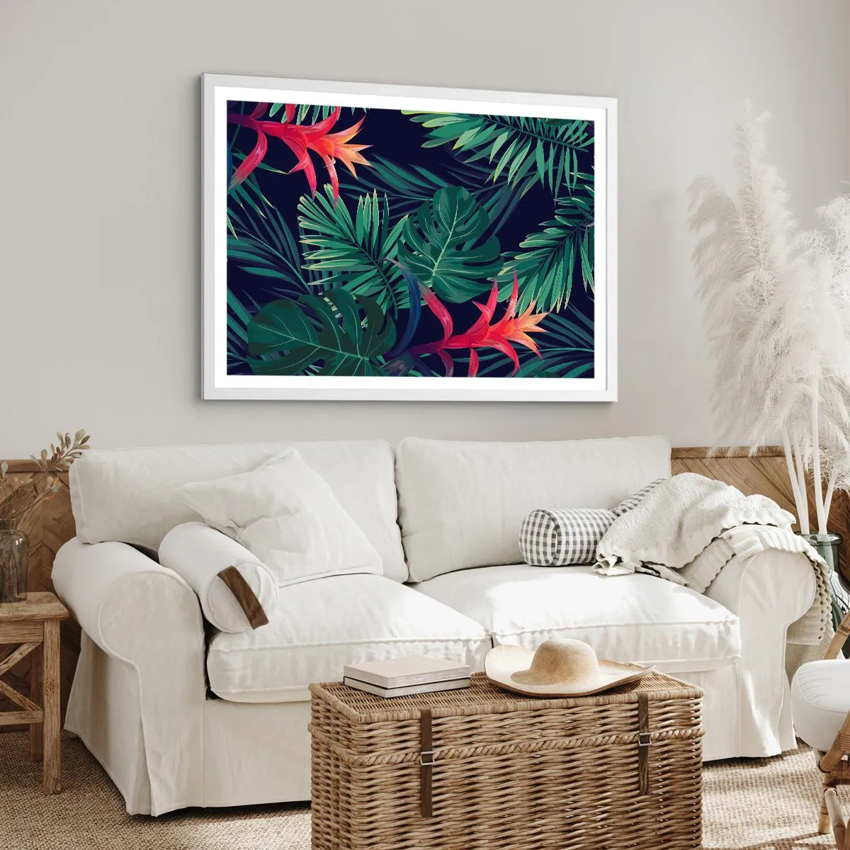 Poszter fekete keretben - Zölden égni - 70x50 cm