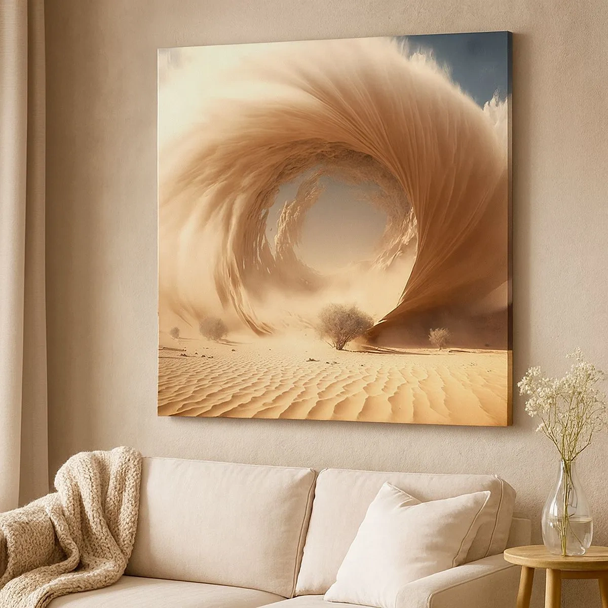 Vászonkép - Megnyílt portált - 30x30 cm