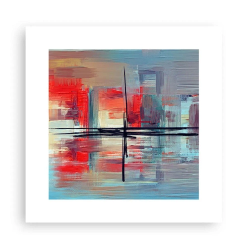 Poszter - Tájkép egy ismeretlen dimenzióban - 30x30 cm