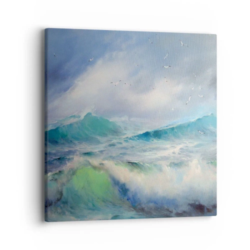 Vászonkép - "A forgószél diadalmasan üvöltött...” - 40x40 cm