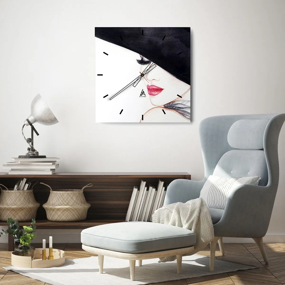 Falióra, Óra - Elegancia és érzékiség - 30x30 cm