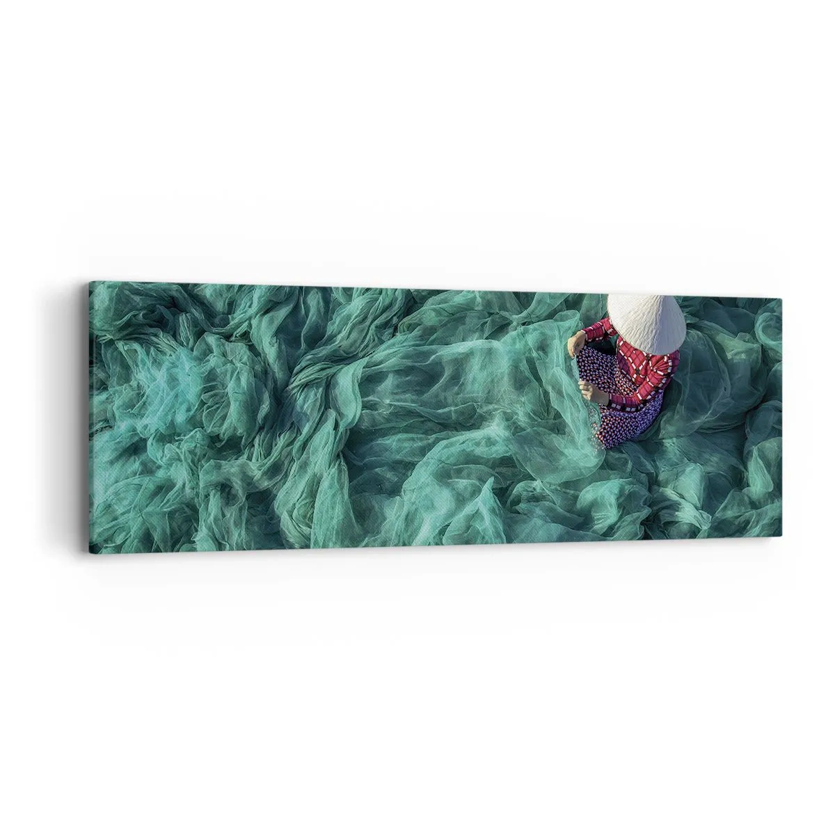 Vászonkép - A hálók tengerében - 90x30 cm