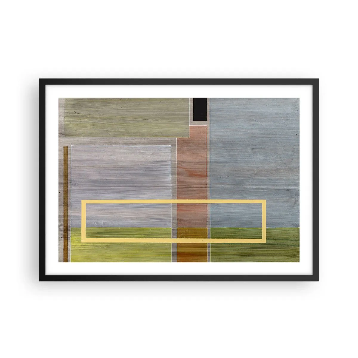 Poszter fehér keretben - Egyszerűen és nyugodtan - 70x50 cm