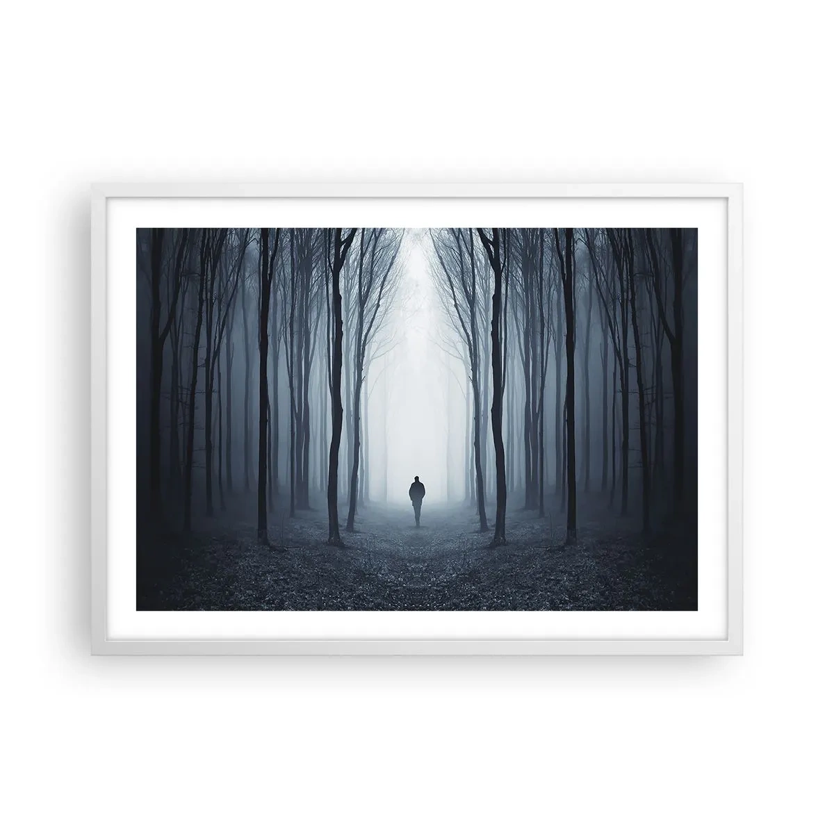 Poszter fekete keretben - És minden egyszerű és világos - 70x50 cm