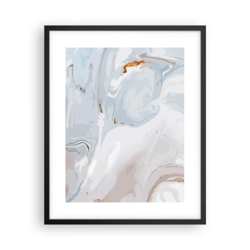 Poszter fehér keretben - Felhabzott fehér - 40x50 cm