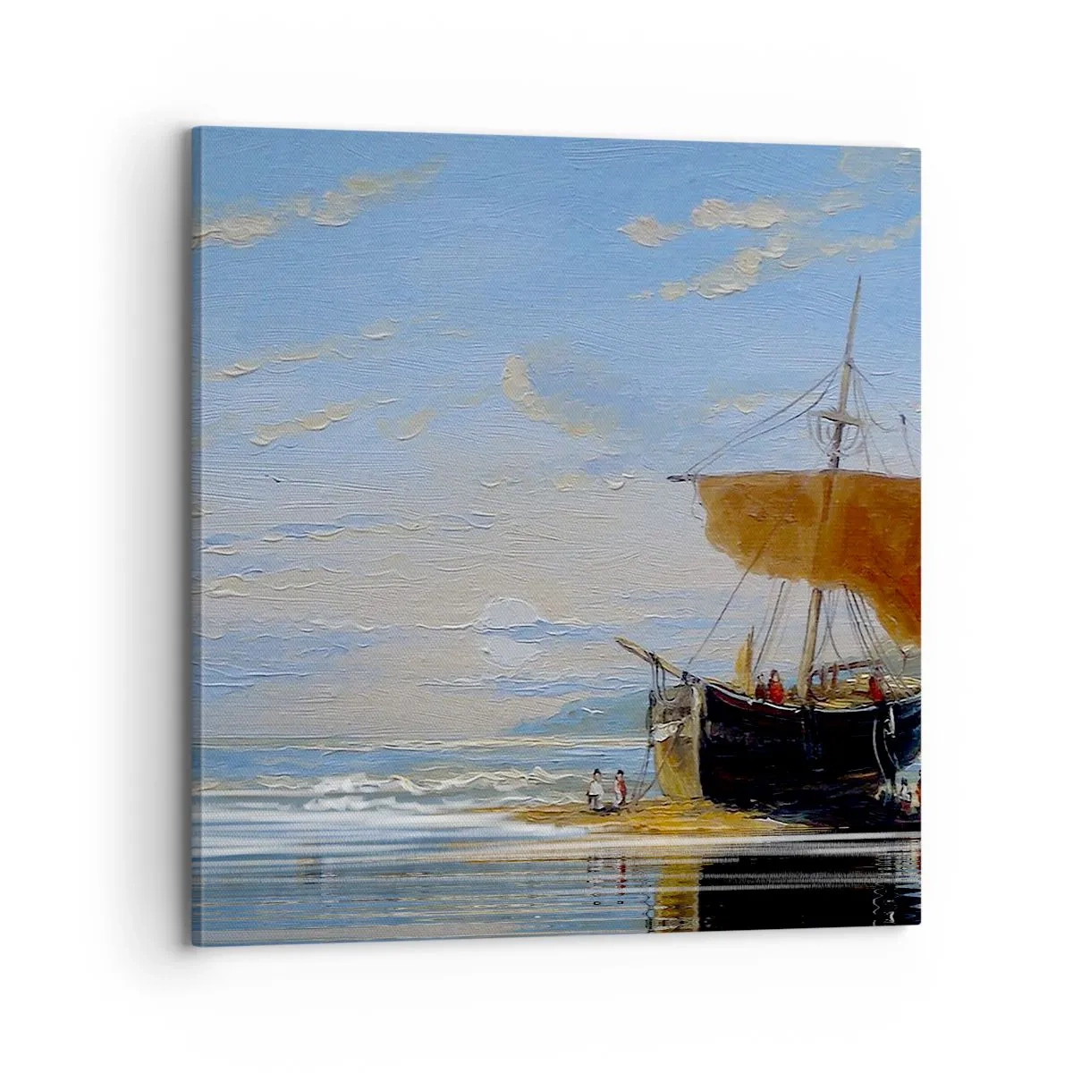 Vászonkép - Víz, föld, levegő - 70x70 cm