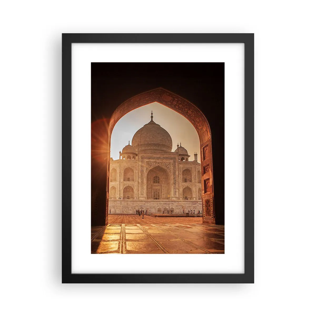 Poszter fehér keretben - A földöntúli szerelem emlékműve - 30x40 cm