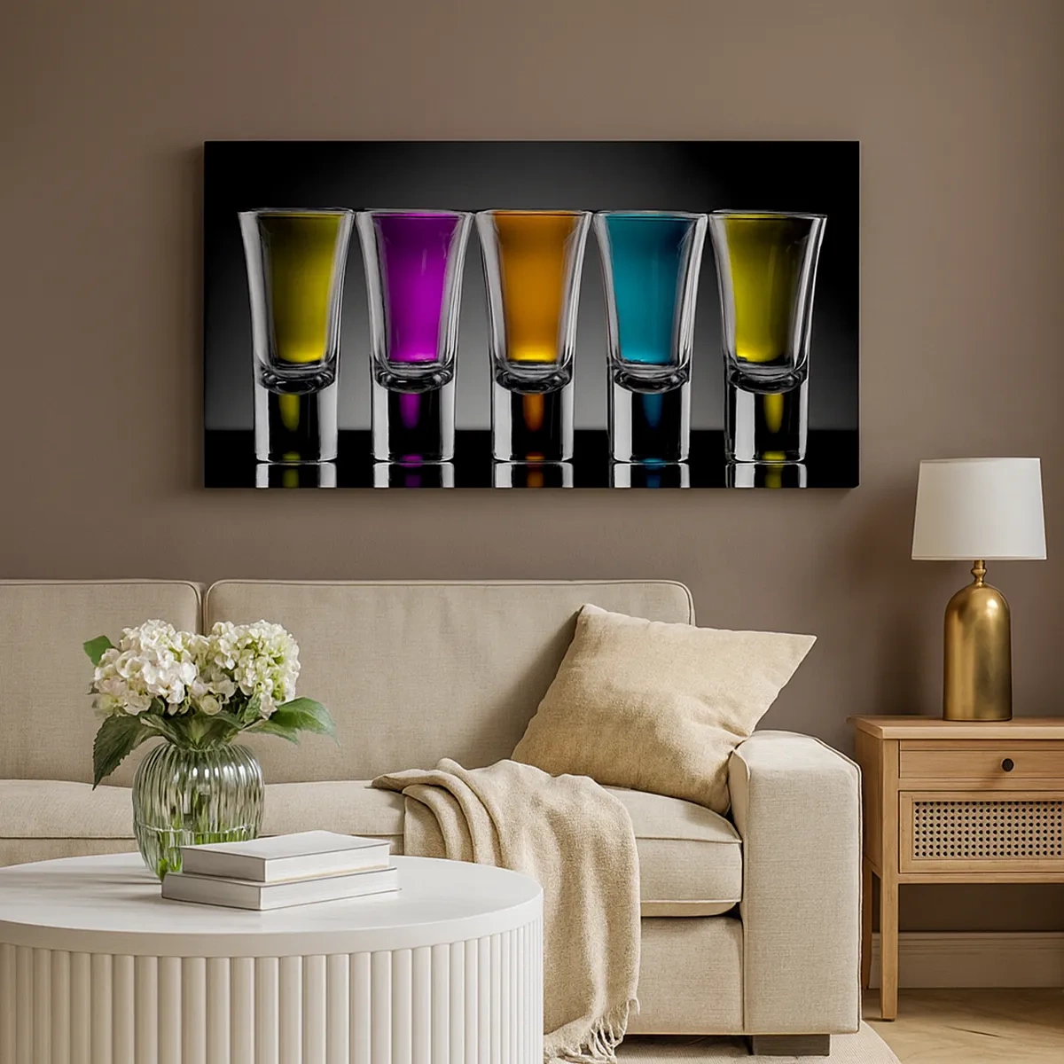 Vászonkép - Az öröm színei - 30x30 cm