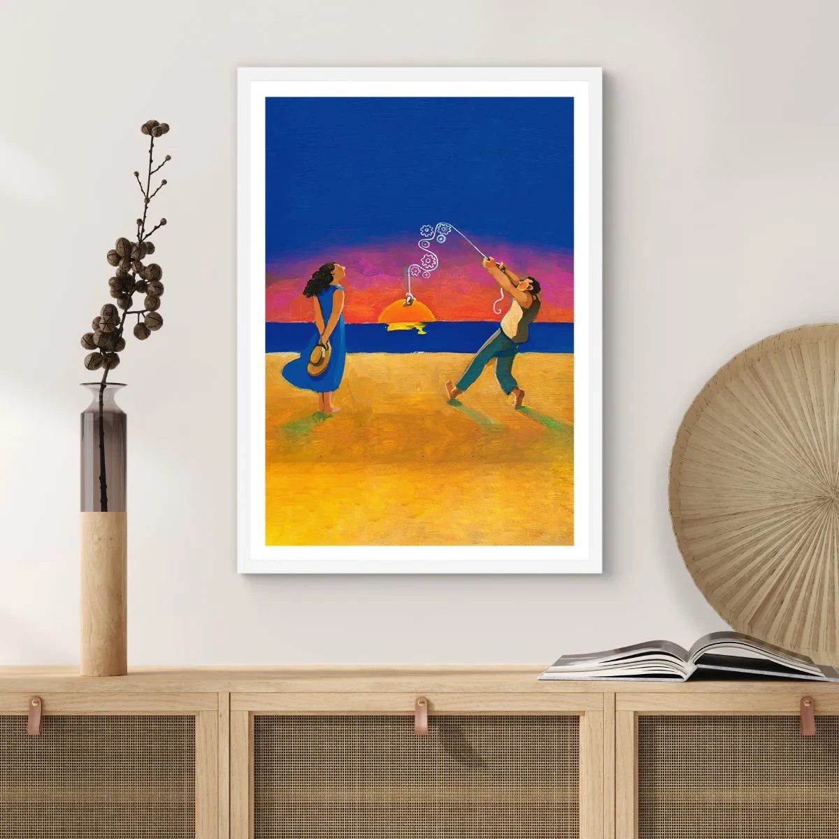 Poszter fekete keretben - Több, mint egy csillag az égből - 30x40 cm