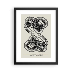 Poszter fehér keretben - Spontán jött ki - 30x40 cm