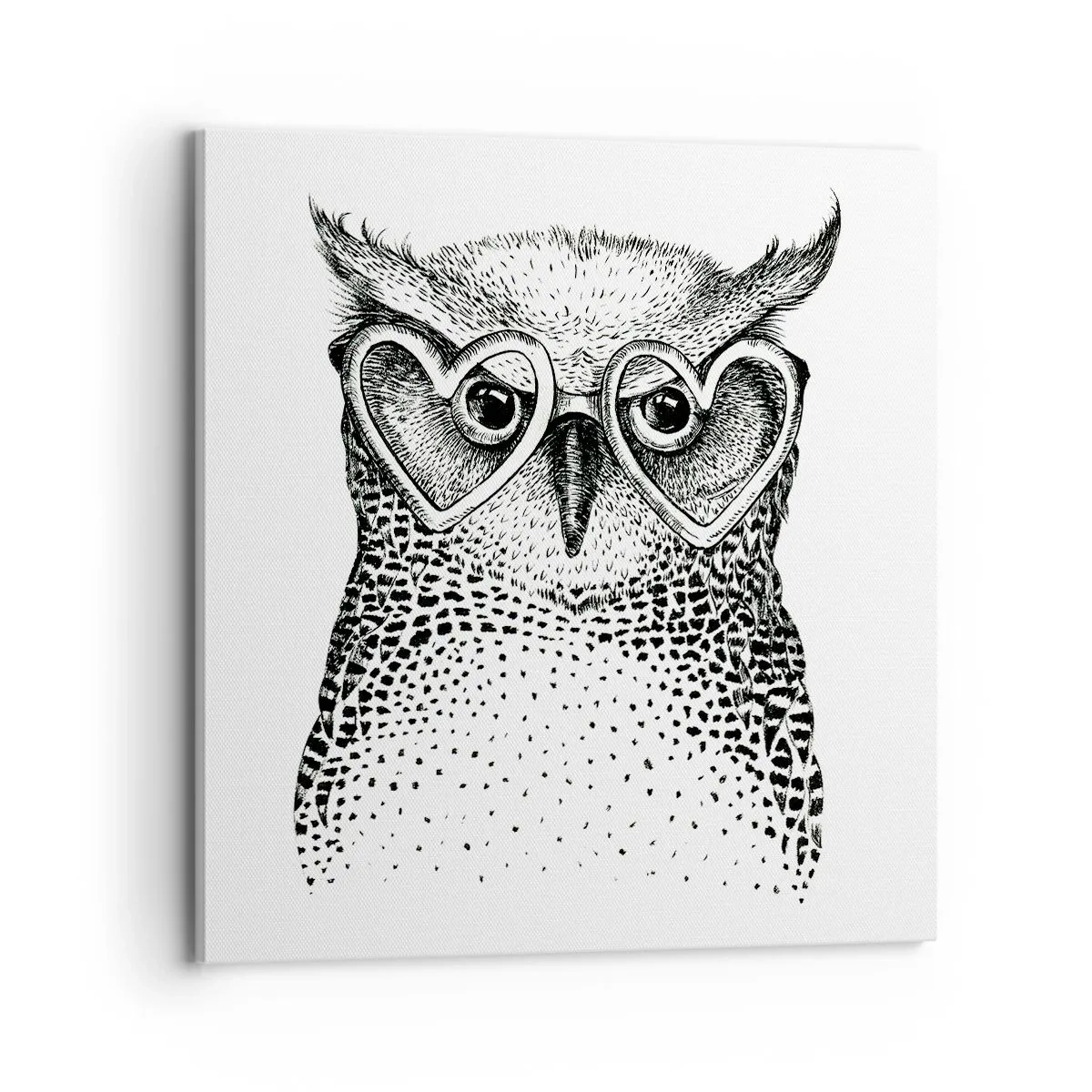 Vászonkép - Bölcsen és szeretettel - 70x70 cm