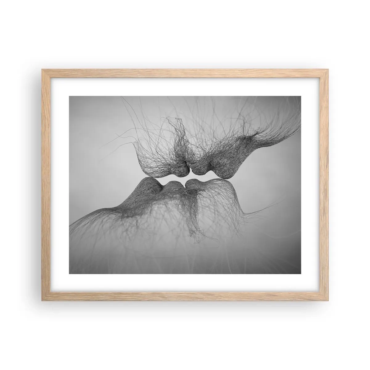 Poszter világos tölgy keretben - A szél csókja - 50x40 cm