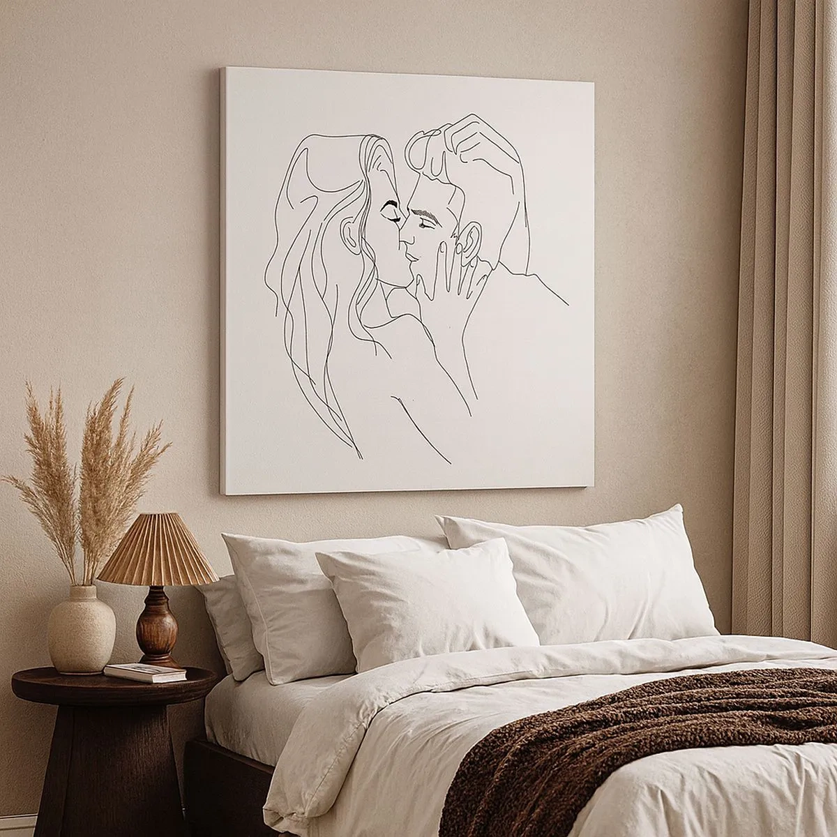 Vászonkép - Ugyanaz a vonalón - 30x30 cm