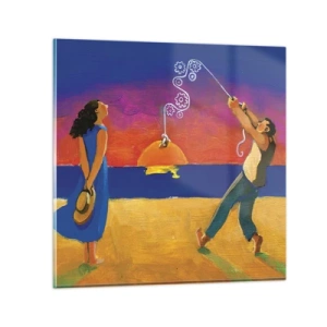 Üveg kép - Több, mint egy csillag az égből - 50x50 cm