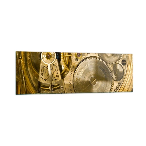 Üveg kép - Haladj a korral - 160x50 cm