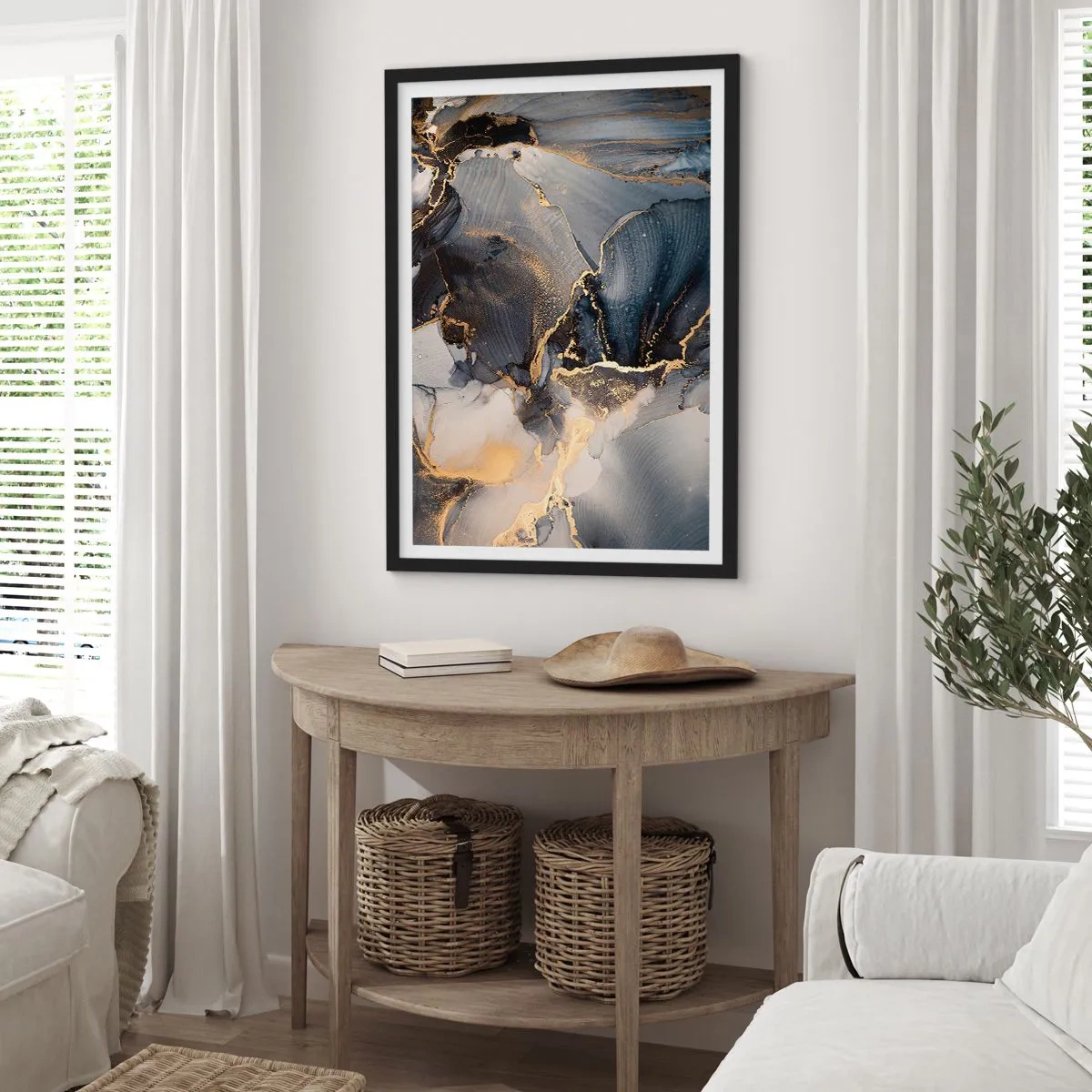 Poszter fehér keretben - Egy kő élete - 70x100 cm