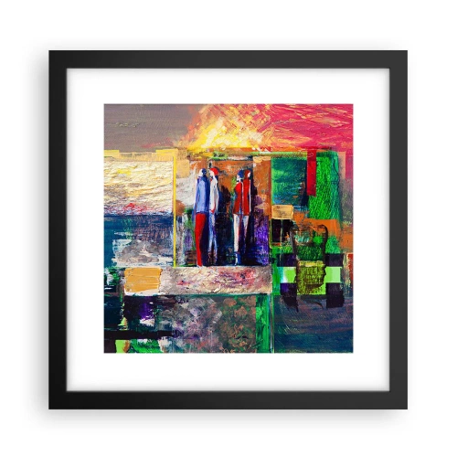 Poszter fehér keretben - Kapcsolatok és érzelmek - 30x30 cm