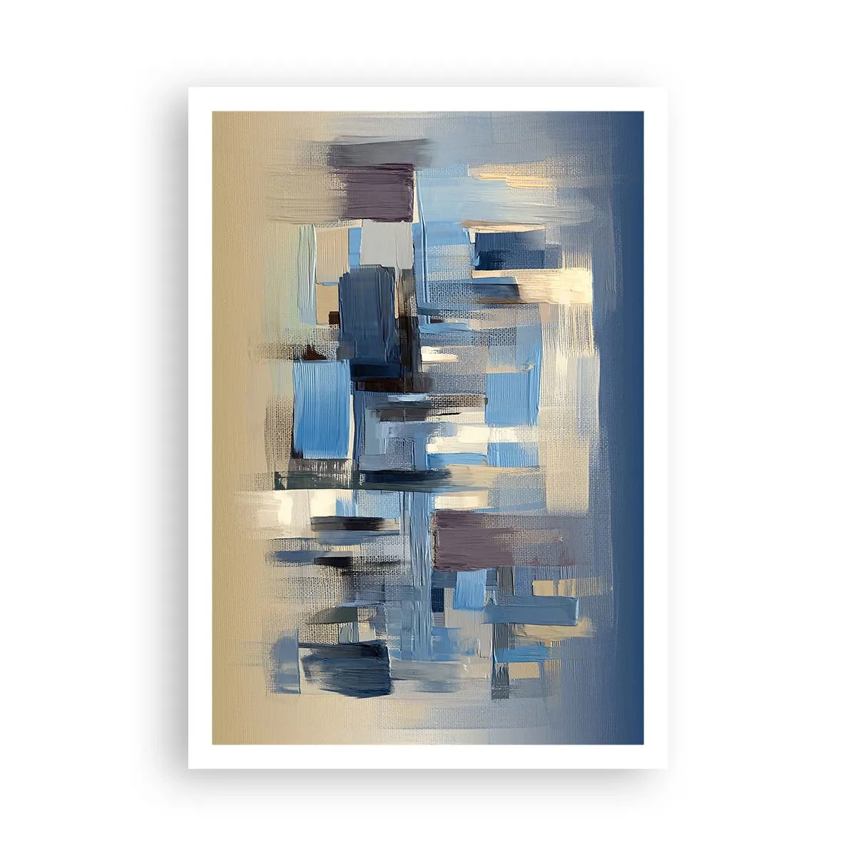 Poszter - Kék építmény - 70x100 cm