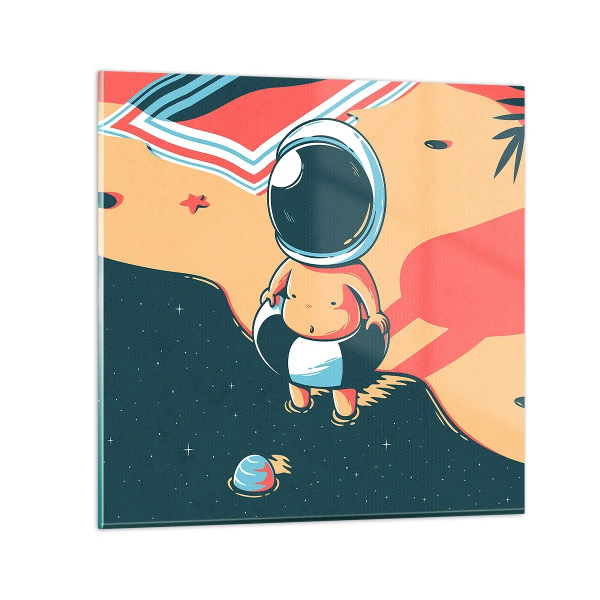 Üveg kép - Más perspektívából - 50x50 cm