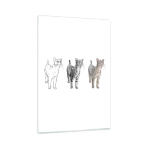 Üveg kép - Rajz lecke - 80x120 cm