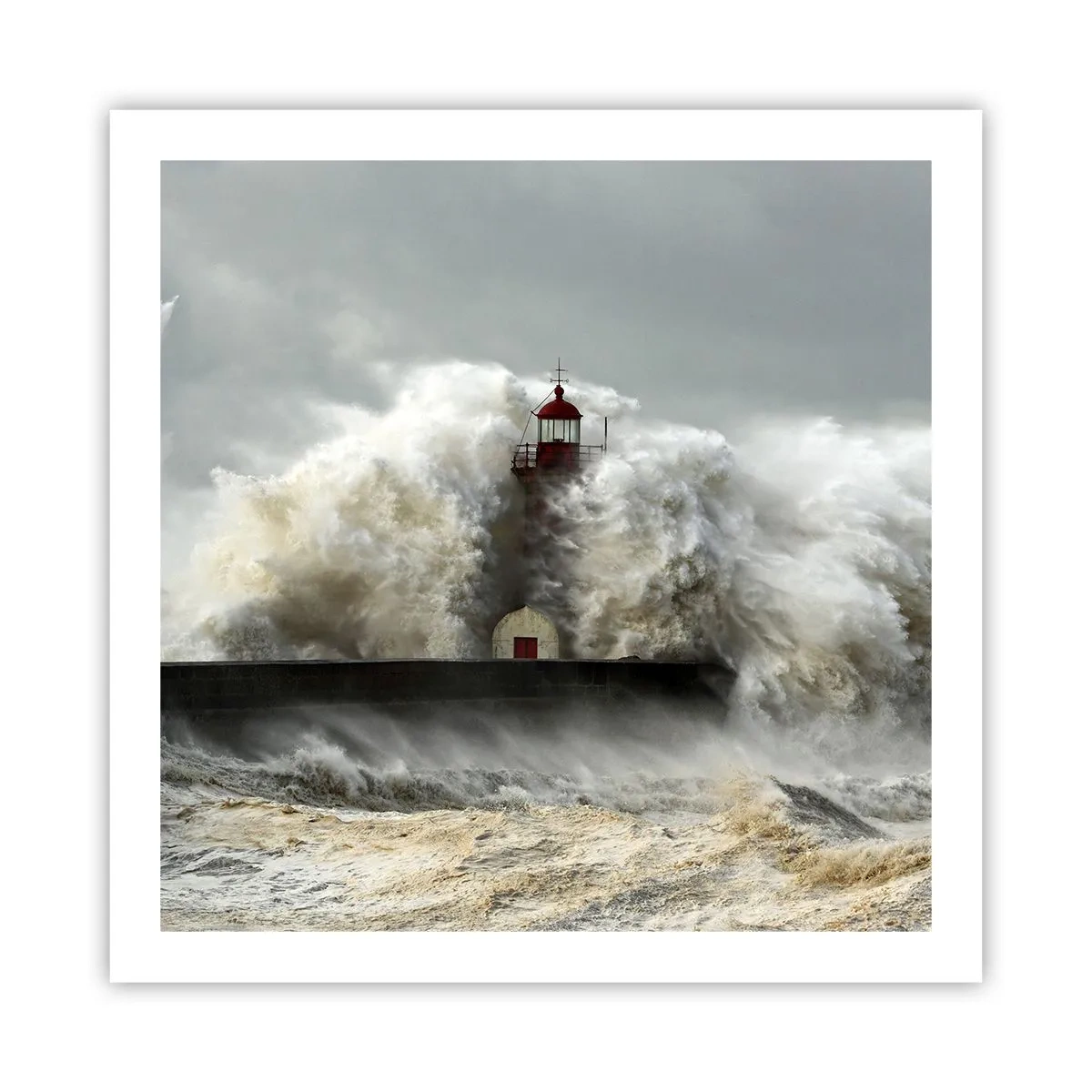 Poszter - Az óceán haragja - 60x60 cm