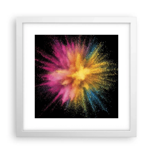 Poszter fekete keretben - A színek születése - 30x30 cm