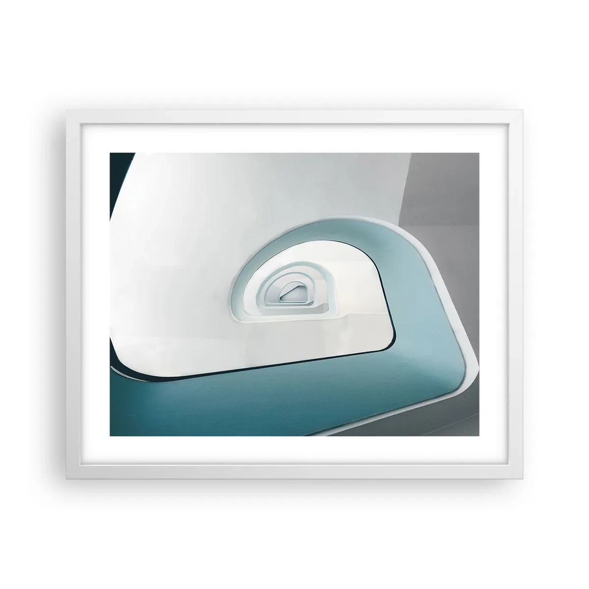 Poszter fekete keretben - A kék aljára - 50x40 cm