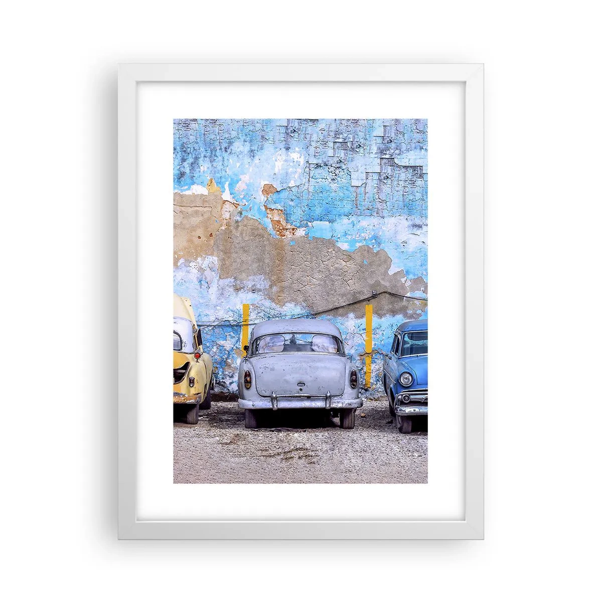 Poszter fekete keretben - Veteránok találkozása - 30x40 cm