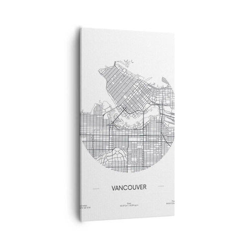 Vászonkép - Vacouver anatómiája - 55x100 cm