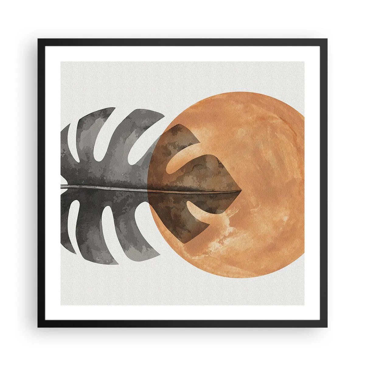 Poszter fehér keretben - Mindig a nap - 60x60 cm