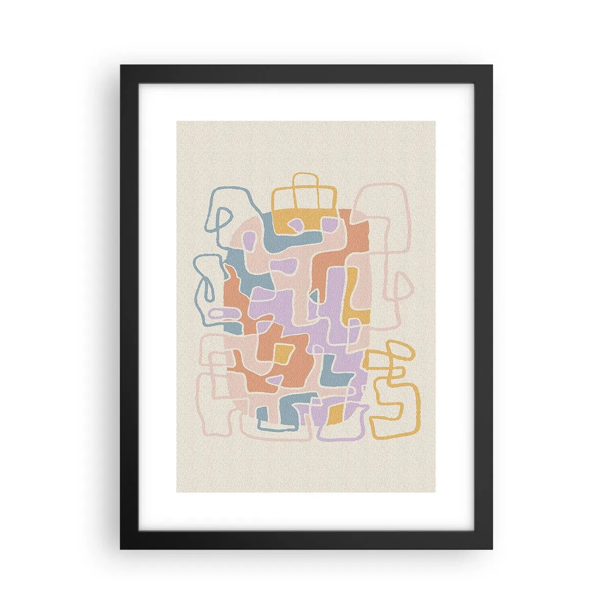 Poszter fehér keretben - Labirintus - egy örömteli kaland - 30x40 cm