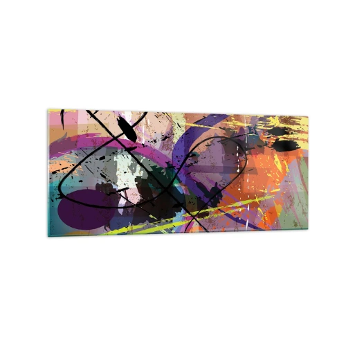 Üveg kép - Mehet egyenesen előre vagy körbe - 120x50 cm