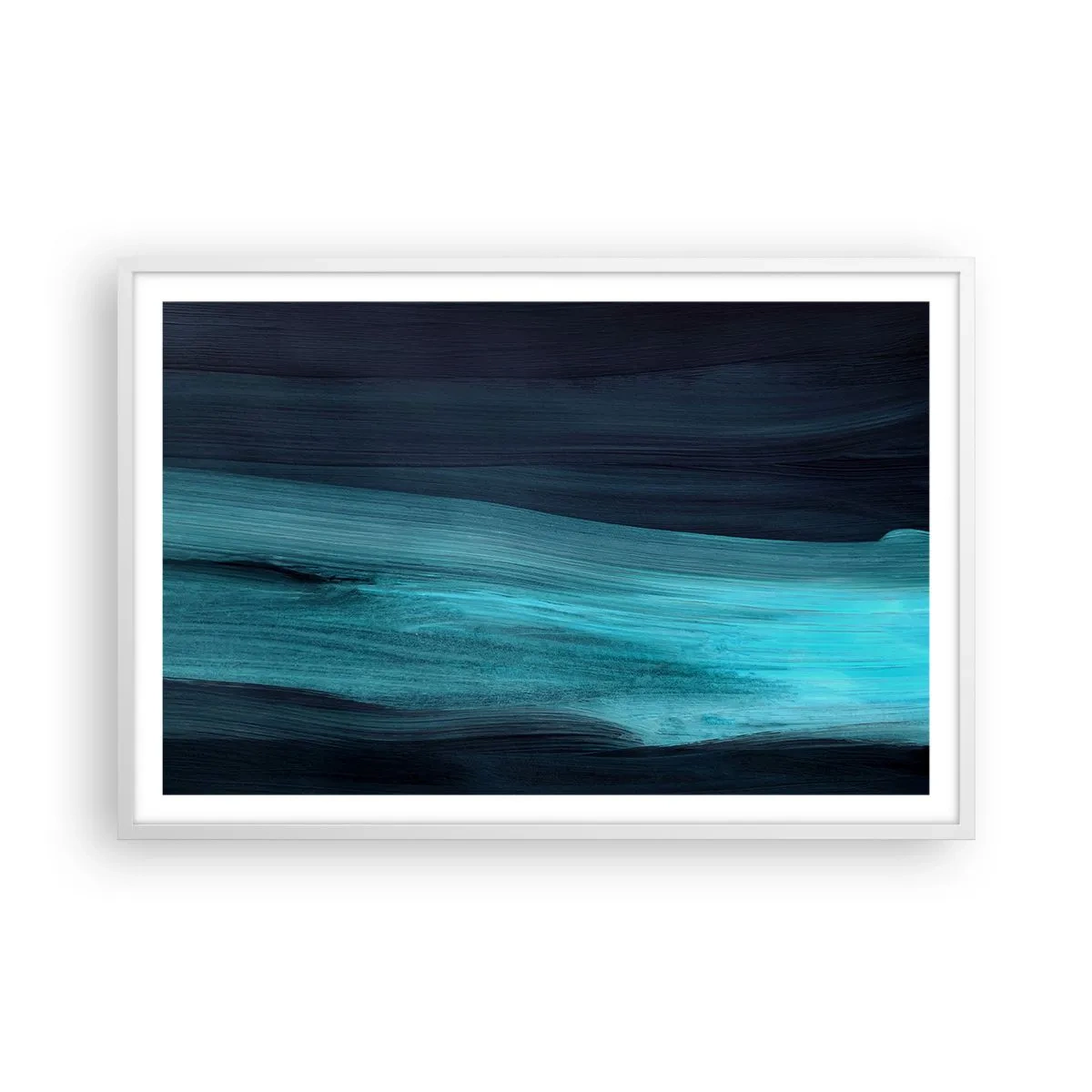 Poszter fekete keretben - Ússz az árral - 91x61 cm