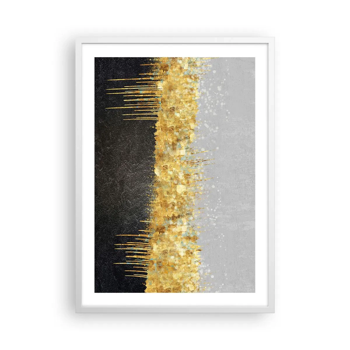 Poszter fekete keretben - Befelé és felfelé - 50x70 cm