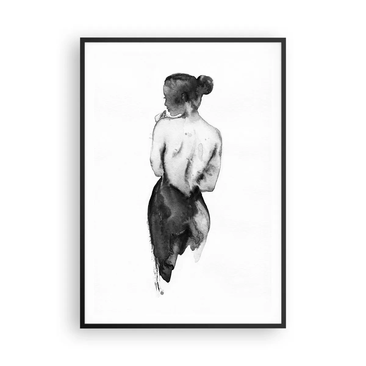 Poszter fehér keretben - Mellette eltűnik a világ - 70x100 cm