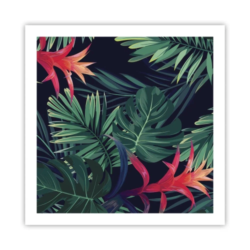 Poszter - Zölden égni - 60x60 cm