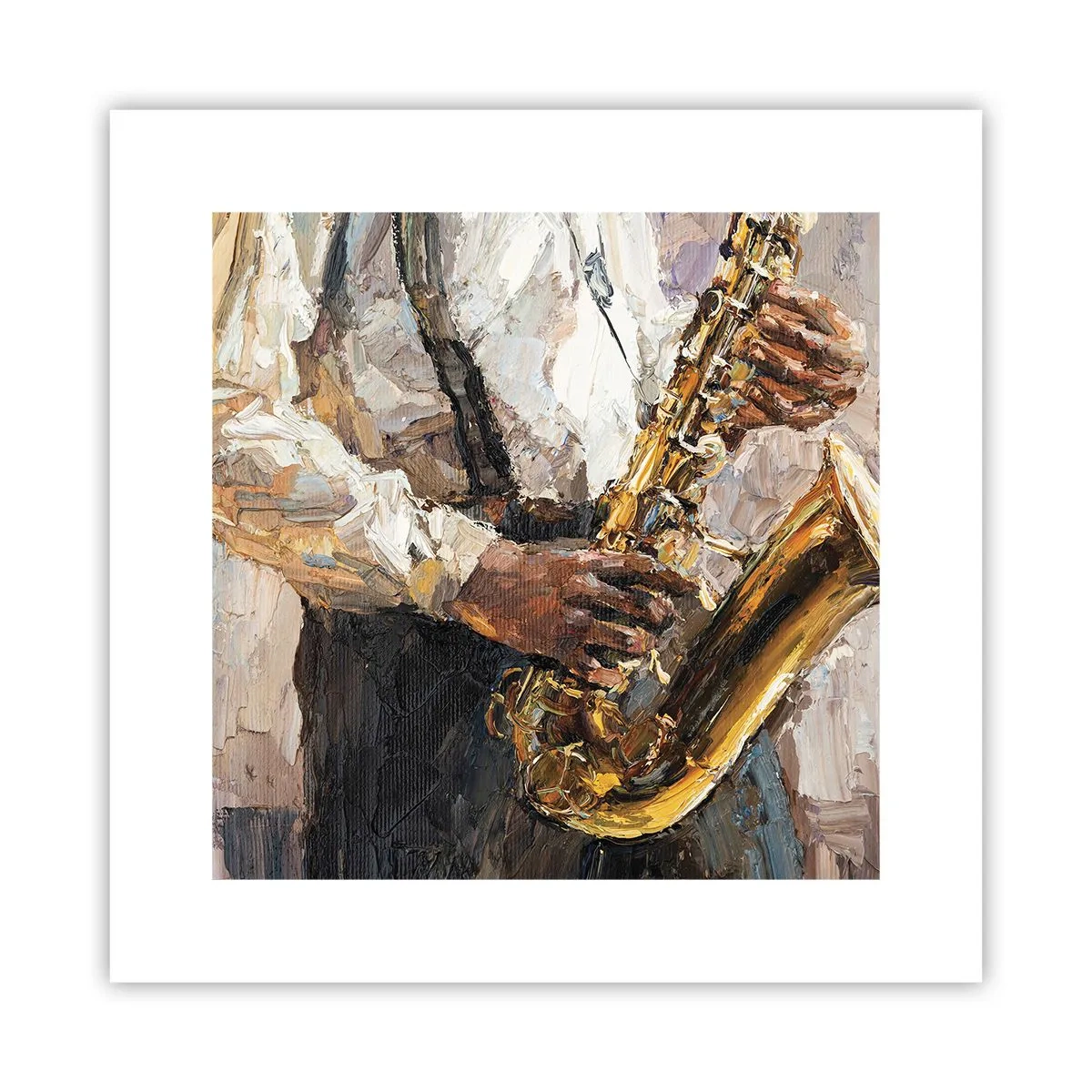 Poszter - Itt az idő egy szólóra - 30x30 cm