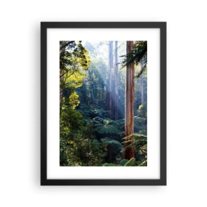 Poszter fehér keretben - Erdei mese - 30x40 cm