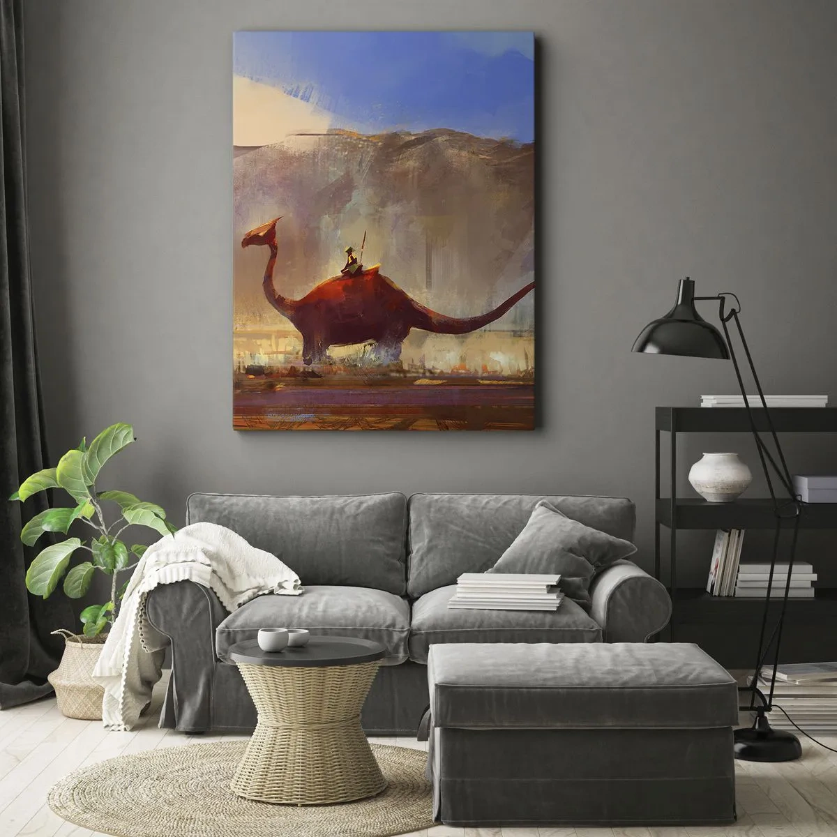 Vászonkép - Ha nem haltak volna ki - 50x70 cm