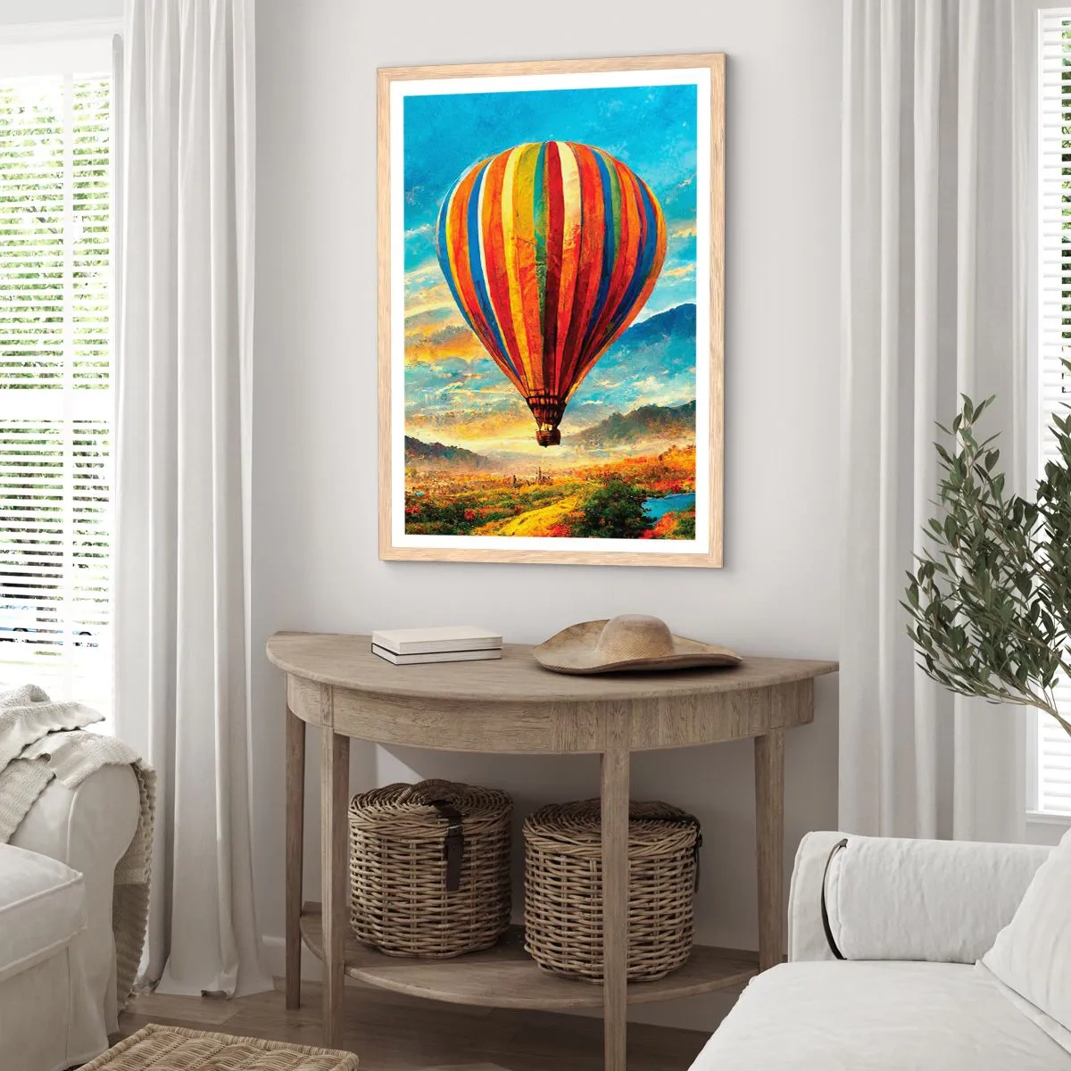 Poszter világos tölgy keretben - A csendben többet látsz - 61x91 cm