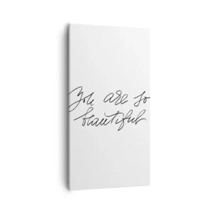 Vászonkép - Tényleg, hidd el... - 55x100 cm