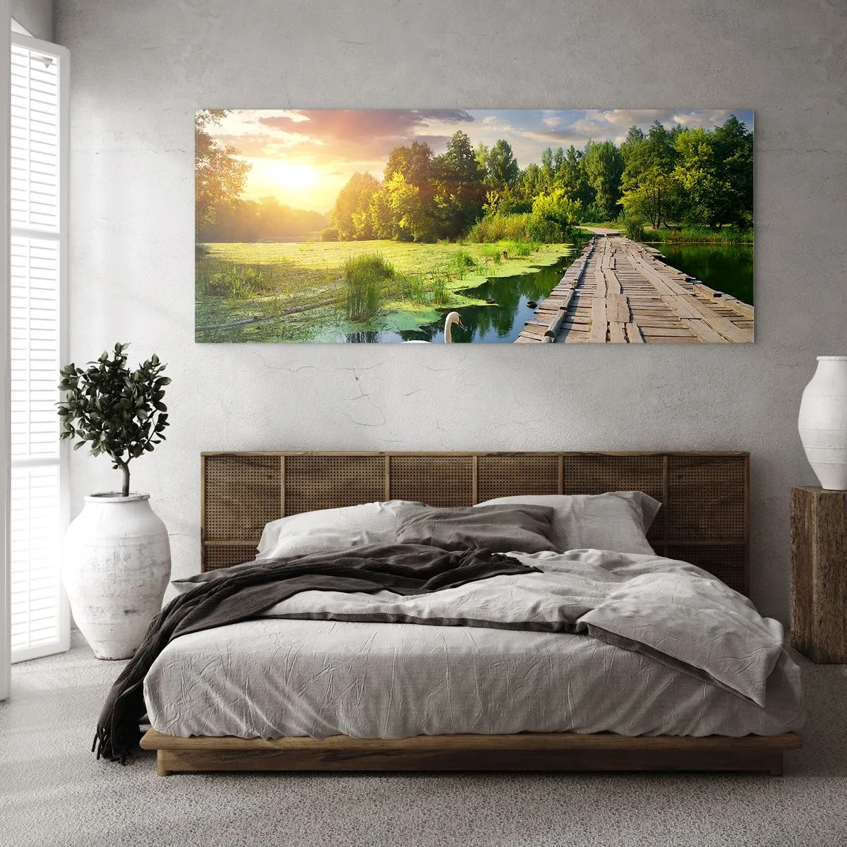 Üveg kép - Nyár, mindenhol nyár - 100x40 cm