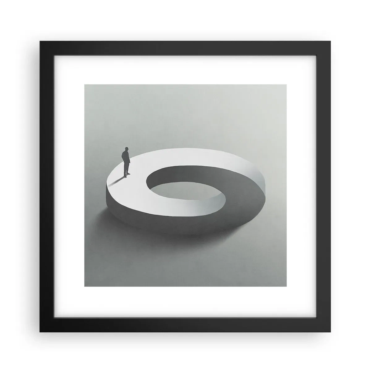 Poszter fehér keretben - És bölcsnek lenni - 30x30 cm